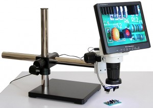 LX-100-L8 digital microscope with boom stand