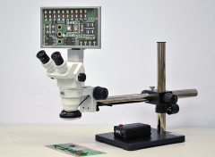 1080p HD digital microscope stereo zoom STZ-45-HD10L2-BS
