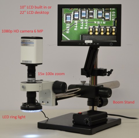 latest LX-100 with 1080p HD camera 6MP, built in 10" LCD or 22" LCD desktop, measurement software included