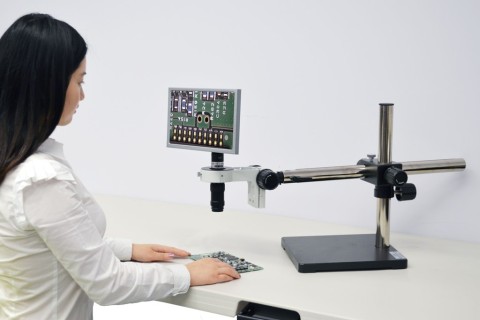 Video Inspection Microscope with built in 10" HD LCD and HD camera (LX-100-HD10-BS)