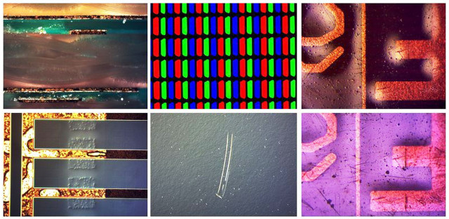 Metallurgic Wafer IC Inspection Microscope MX-500-6R application images